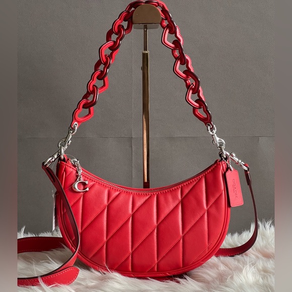 CP223 - Coach Mira Shoulder Bag with Pillow Quilting and Heart Strap - Picture 3 of 14